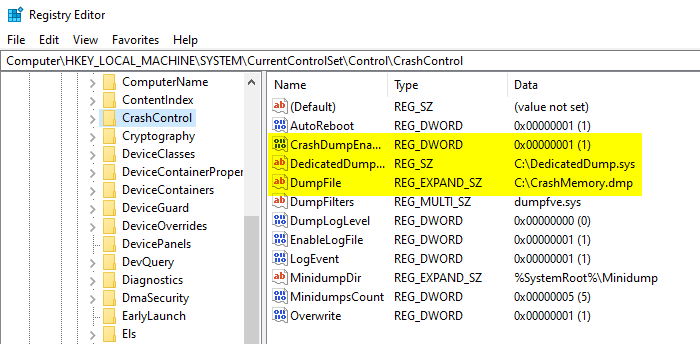 How to change Windows memory dump file option in Azure VMs without a ...